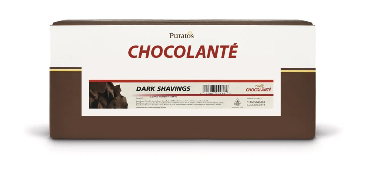 まめ　クール便発送　Puratos CHOCOLANTÉ ダーク 20キロ Chocolanté Dark Semisweet 44% 1M Chip - Puratos